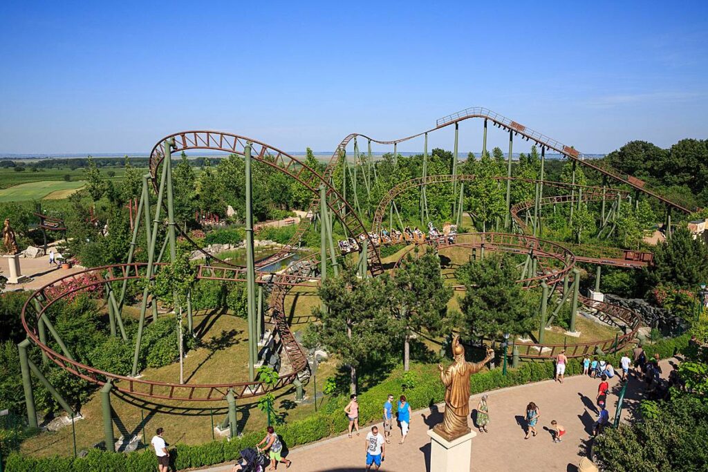 rollercoaster in familypark